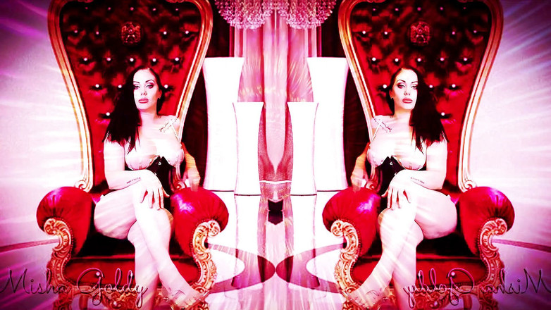 Goddess Misha Goldy: Knäböj och tillbe din drottning! Ber mig att äga dig! (Specialeffekter har...