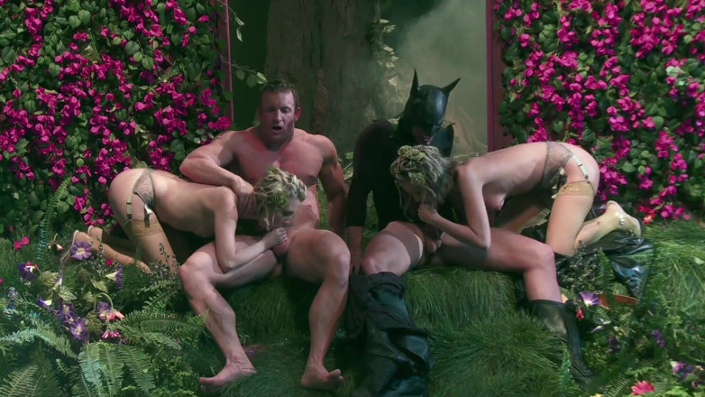 Thot Factory: Hot sex orgy erupts in the bushes