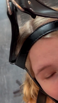 A Teen Slave Used Fixed in Mouth Squirted
