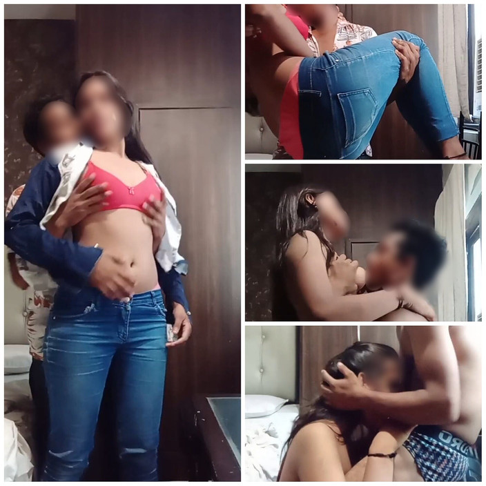 sweet girl: Una calda coppia teen fa sesso romantico nella loro camera...