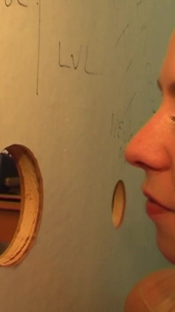 I hunt my cunt - young girl Zdenka fucks some gloryhole dude on public toilet