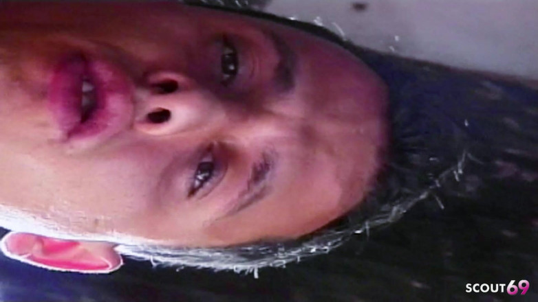 Shemale TS Collection: Transe mit einem riesigen schwanz fickt zum ersten mal einen...