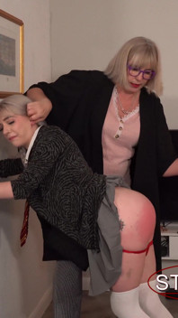 Pulled by Her Ears and Punished