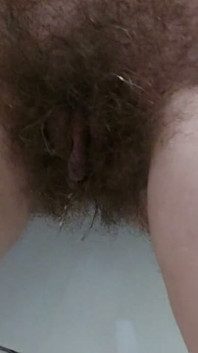 Morning Toilet, My Hairy Pussy Pee