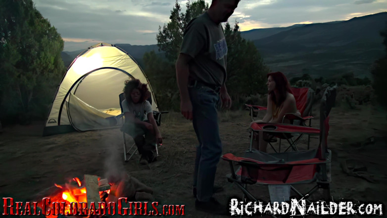 Richard Nailder Hardcore: Cute Redhead Does First Ass-to-mouth and Lesbian Experience in Camping...