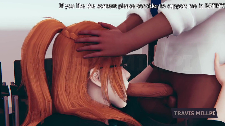 TravisMillpi: Kancelářské svádění s prsatou zrzavou sekretářkou po hodině trest