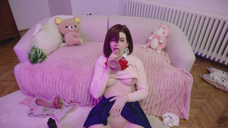 AmberKawaii: Dandadan Momo Ayase se fait baiser par une bite fantôme