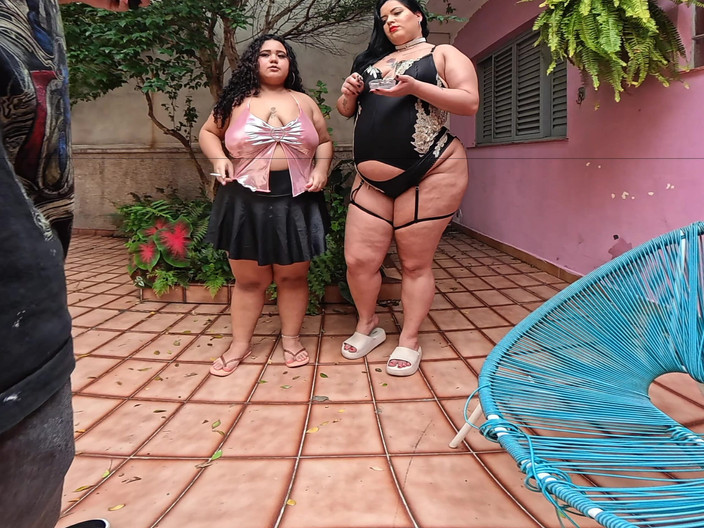 Pamela Panda VR: VR Awek Merokok Pri Melancia &amp; Pamela Panda