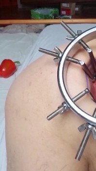 내 후장 속으로 후장 퍼뜨리고 깊게 보기