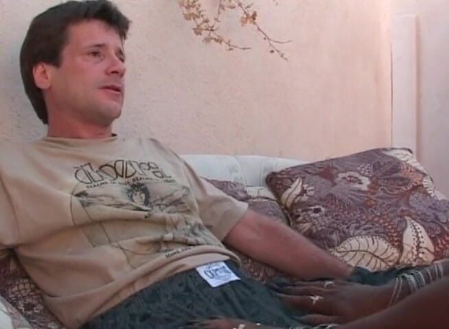 Black Jass: Stockinged nubian nurse getting fucked outdoors