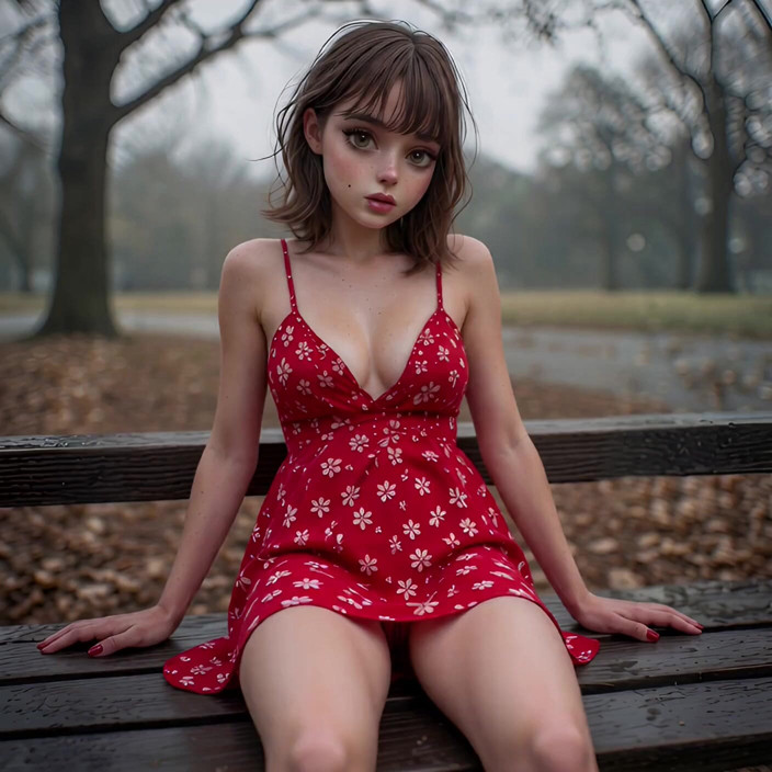 DazeminaX: Horny in a Rainy Park - Part1 Izaline - Dazeminax (ai)
