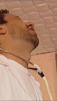 Beautiful Nurse with Hairy Pussy Fucked and Cummed in Mouth by Doctor's Huge Cock