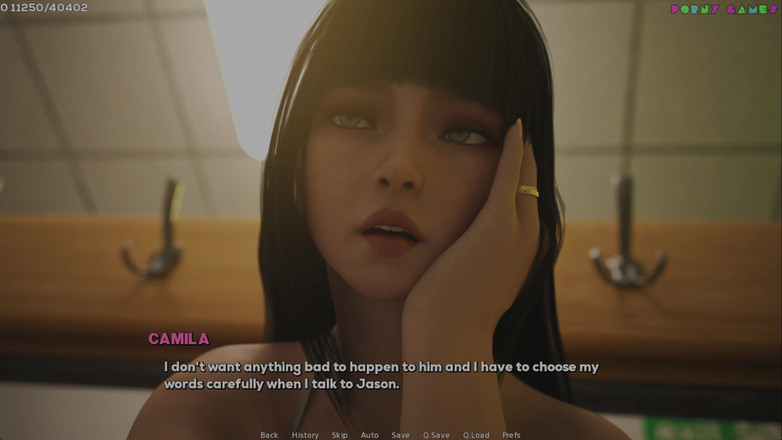 Porny Games: Bayang-bayang keinginan oleh Shamandev - Sebaik sahaja awak pergi hitam, awak...