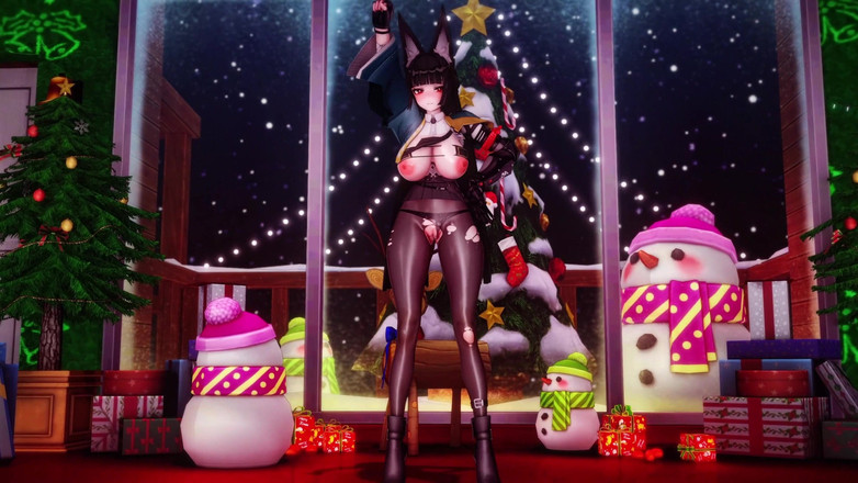 PixelAftDark: Miyabi dapat tetek itu (mmd)