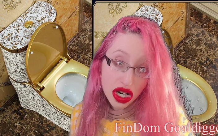 FinDom Goaldigger: Toilet cleaner servant transformation!