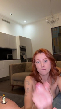 Handjob with Huge Load! POV Style Vertical