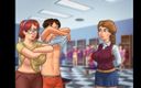 Lana Game plays: Saga estivale, partie 2 - les énormes seins flasques le rendent excité