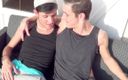 FRENCH STRAIGHT BOYS FUCKING GAY: French twink Lilou fucked by his straight frienc curious