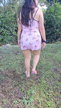Peasant Latina Eats Her Neighbor's Sperm Outdoors Public