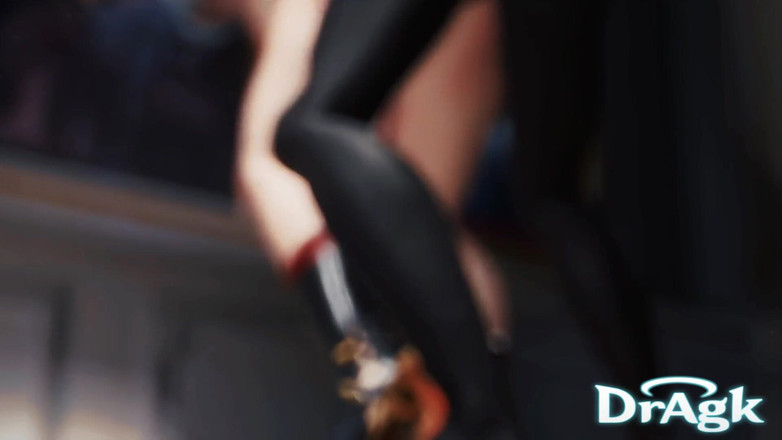 DrAgk: アルレッキーノはヒリチャールにお尻と顔を犯される - 原神 3D アニメーション異人種間セックス