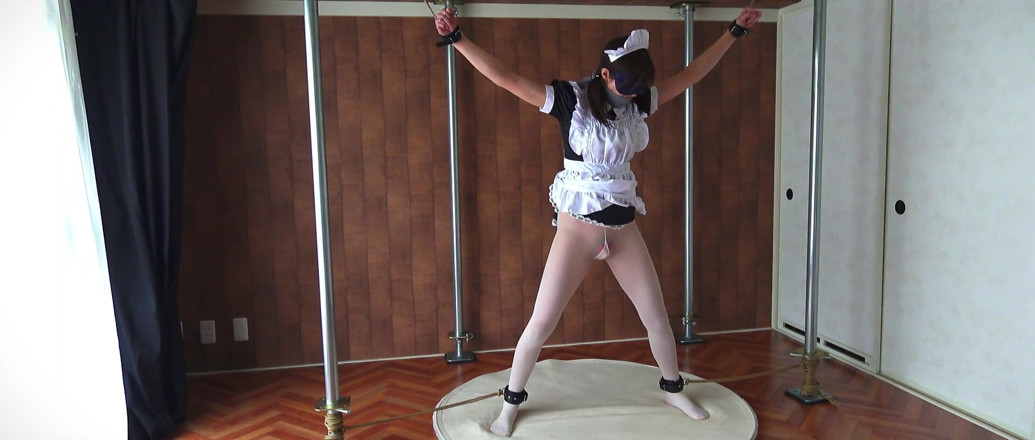 ushirosugatanomiki: A Restrained Maid Writhing in Pleasure From a Remote-controlled Vibrator