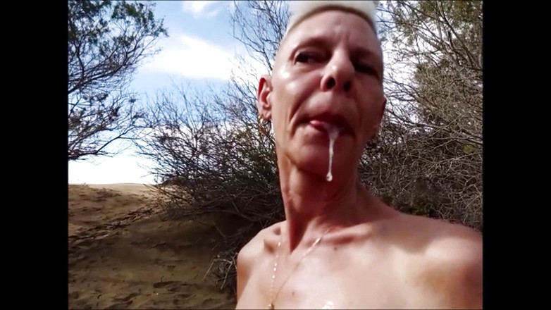 CoraBitch: Corabitch sammelt viel Sperma in Maspalomas