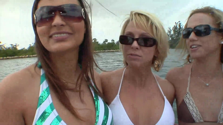 Lesbian Illusion: Crazy lesbian orgy in a yacht