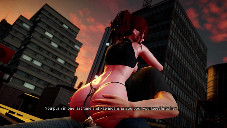 3D Cartoon Porn: 亀裂の家83 - 屋上のセックス