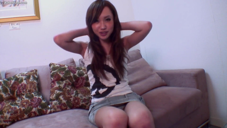 Babe Stare: Luna masturbates her hairy pussy with sex toys