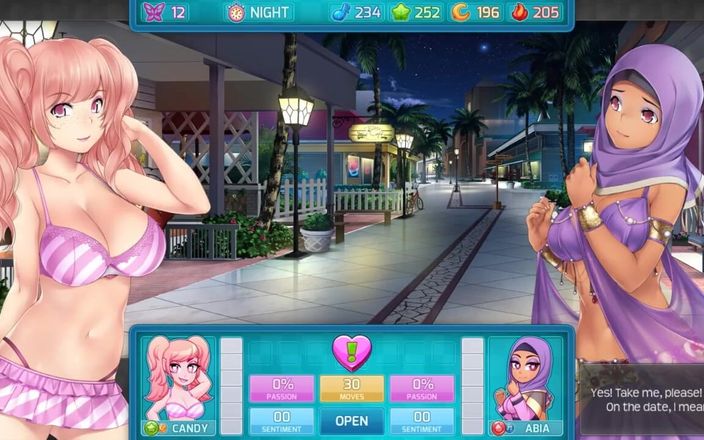 LoveSkySan69Real: Huniepop 2 - Dvojité rande - Část 11 Lesbické Hentai Art od Loveskysan