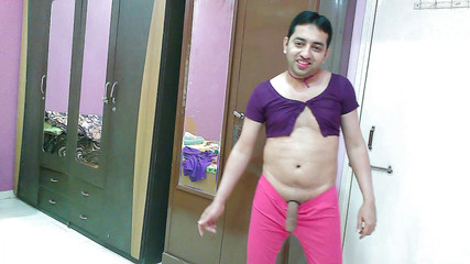 Cute & Nude Crossdresser: Crossdresser banci manis femboy Sweet Lollipop di bahagian atas dan...