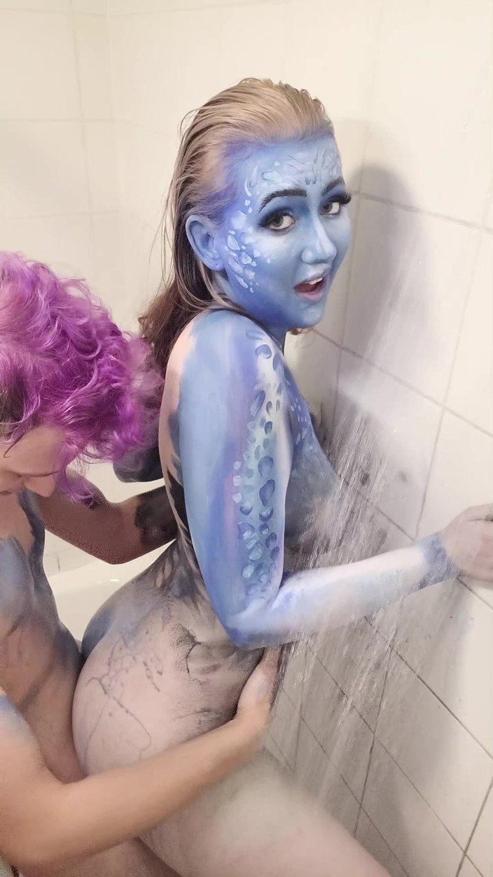 Em Yang: X-men mystique body vernice rimozione e scopa in doccia