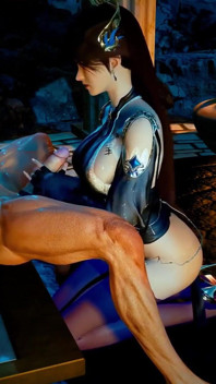Cao Ying Sculpted for Desire: Bigboobs & Bigbutt - 3D Animation