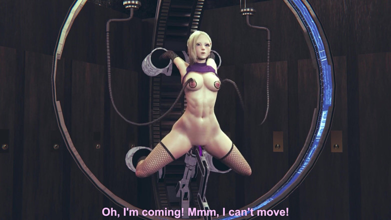 Waifu club 3D: Ino Yamanaka testing out 3 different vibrators on a sex machine (part 2)