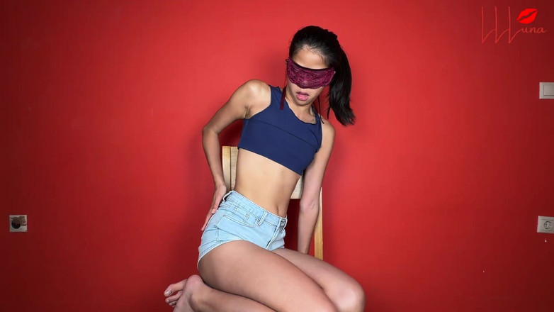 LittleLewdLuna: Petite Asian Teen in Tight Jeans Shorts Ass Tease - Littlelewdluna’s...