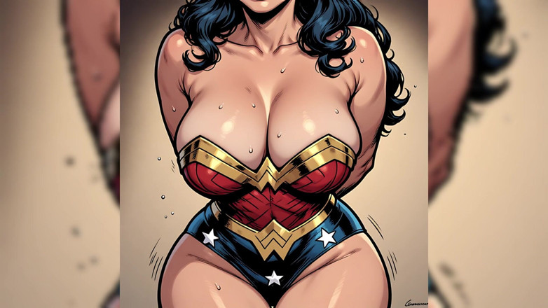 AI Porn: Big Breasts Cleavage