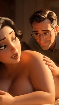 A Muslim Man and a Jewish Wife, with Her Cuckold Christian Husband Watching Her Being Fucked.