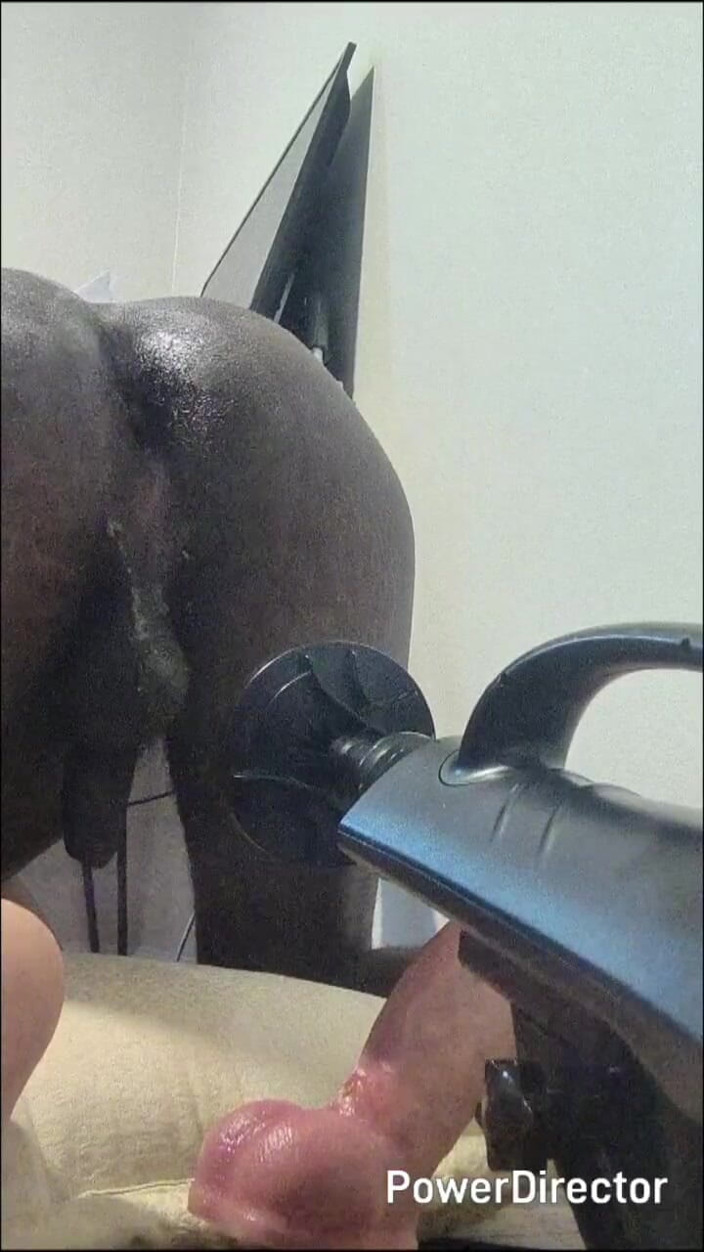 DaBlackFemboy: Femboy Addicted to Dildo Hands Free Creamy Orgasms on Fuck...