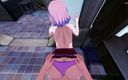 Hentai Smash: Sakura gets POV fucked doggystyle against the wall after swallowing...