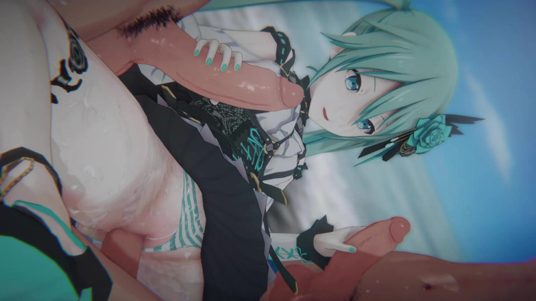 Tomu aisuman: [project Sekai] Miku's Digital Diva Defiled: Bound Vocaloid &amp; POV Gangbang (4k/60fps)