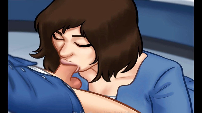 Hentai World: La saga di summertime- la piccola josephine fa un pompino...