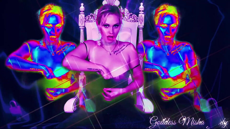 Goddess Misha Goldy: Förtrollande ASMR! Jag låser in dig i kyskhet idag! Servera...
