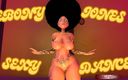 VR-Backalleytoonz: Danse noire sexy -360-VR-4k - googing devant la caméra