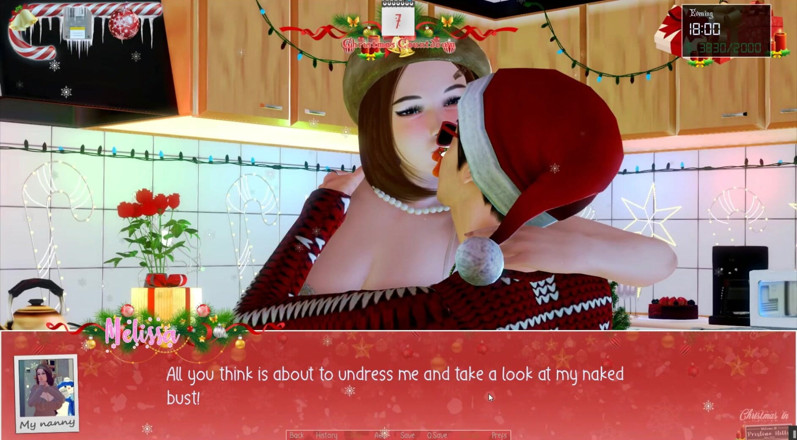 Cumming Gaming: Unlimited Christmas [Xmas Hentai PornPlay] Ep.11 naughty boy don't want to...
