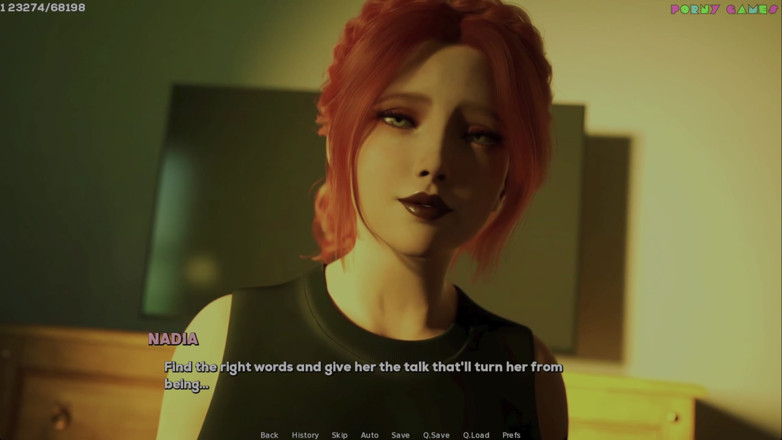 Porny Games: Shadows of Desire by Shamandev - Androgynous Boyfriend Catches His Busty...