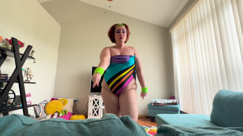 KinkyKatie: BBW Jazzercize Makes Stepson Cum JOI - Kinky Katie