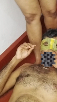 Sri Lankan Girl Peeing on Her Boy Friend Face Funny Scene,