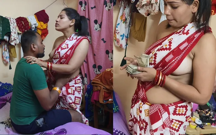 Sona bhabhi: Desi Maid Steals While Cleaning the Room, the Room Owner...