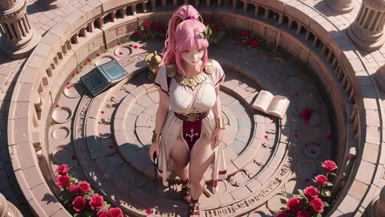 Tay Swift X: Private Morning Reading in the Roman Court, Silk Stockings Crossed,...