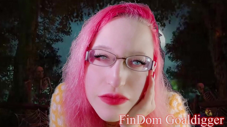 FinDom Goaldigger: Trasformazione del pene di halloween delle noci
